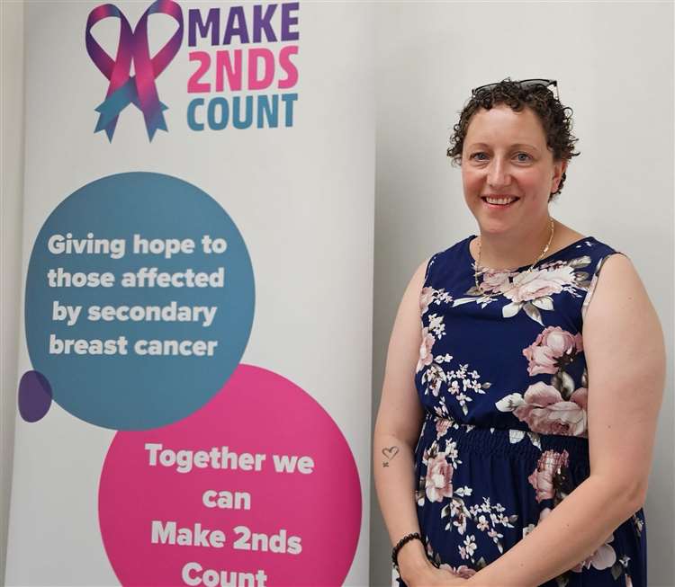 Kelly Carson at the meet-up session held in Risby thanks to the charity Make 2nds Count